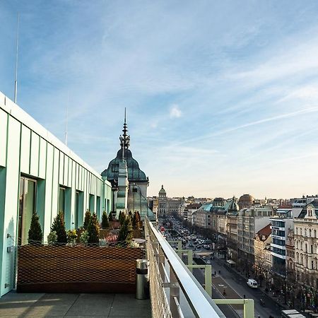 Wenceslas Square Terraces Prága Kültér fotó