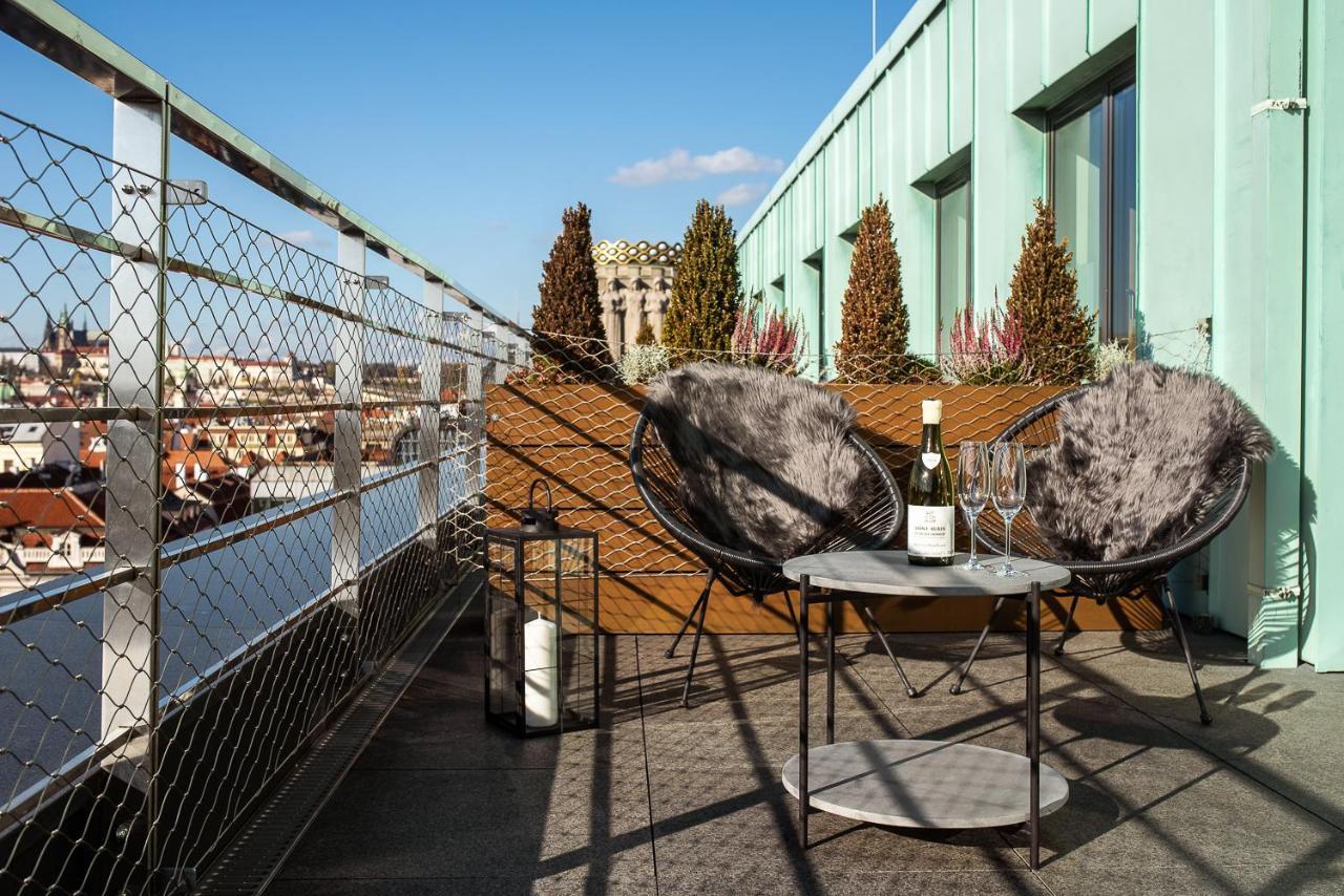 Wenceslas Square Terraces Prága Kültér fotó