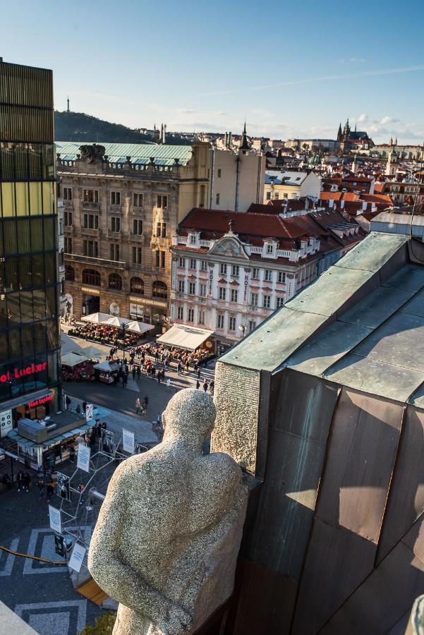 Wenceslas Square Terraces Prága Kültér fotó
